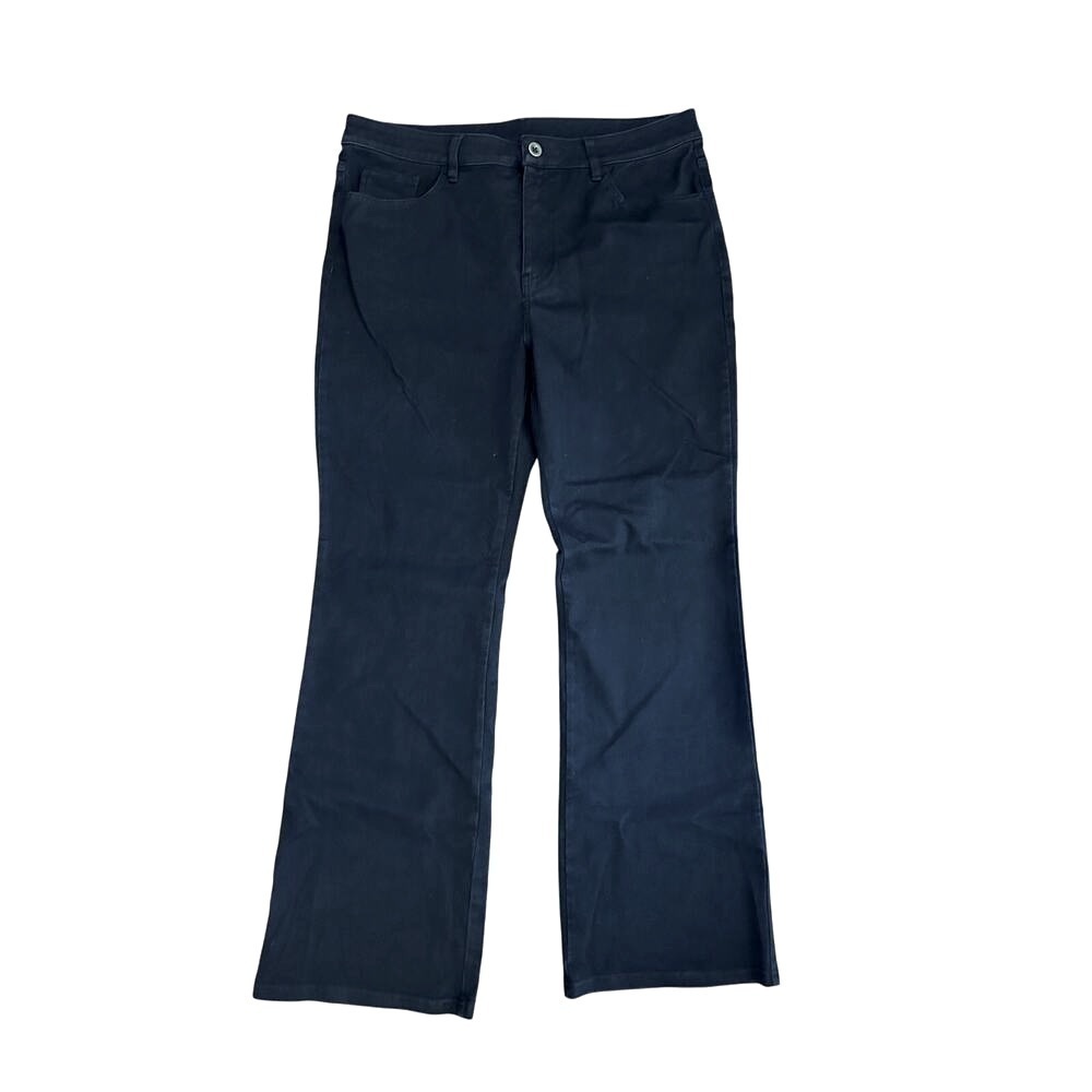 Halara Flex™ Mid Rise Button Pockets Stretchy Knit Casual Bootcut Jeans - Picture 6 of 10